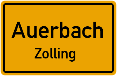 Straßenverzeichnis Auerbach Zolling