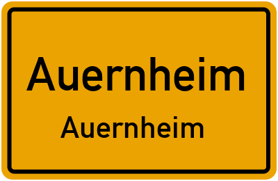 Straßenverzeichnis Auernheim Auernheim