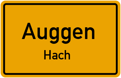 Straßenverzeichnis Auggen Hach