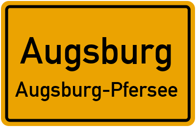 Straßenverzeichnis Augsburg Augsburg-Pfersee