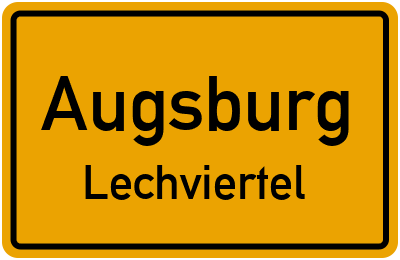 Straßenverzeichnis Augsburg Lechviertel