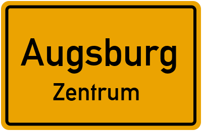 Straßenverzeichnis Augsburg Zentrum