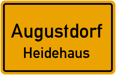 Straßenverzeichnis Augustdorf Heidehaus