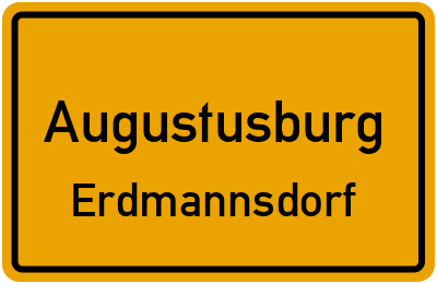 Straßenverzeichnis Augustusburg Erdmannsdorf