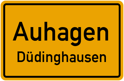 Straßenverzeichnis Auhagen Düdinghausen