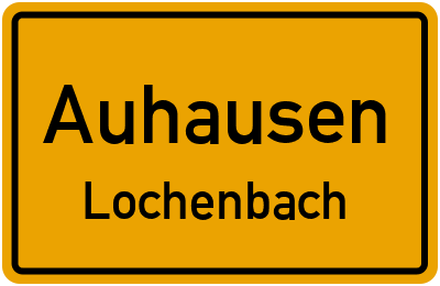 Straßenverzeichnis Auhausen Lochenbach