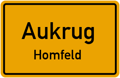 Straßenverzeichnis Aukrug Homfeld