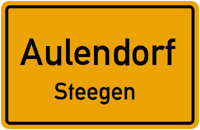 Straßenverzeichnis Aulendorf Steegen