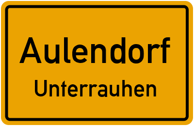 Straßenverzeichnis Aulendorf Unterrauhen