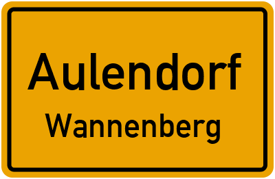 Straßenverzeichnis Aulendorf Wannenberg