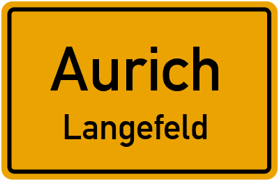 Straßenverzeichnis Aurich Langefeld