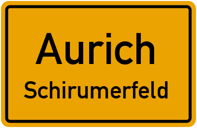 Straßenverzeichnis Aurich Schirumerfeld