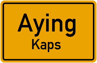 Straßenverzeichnis Aying Kaps