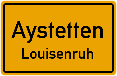 Straßenverzeichnis Aystetten Louisenruh