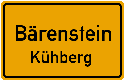 Straßenverzeichnis Bärenstein Kühberg