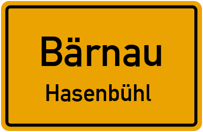 Straßenverzeichnis Bärnau Hasenbühl