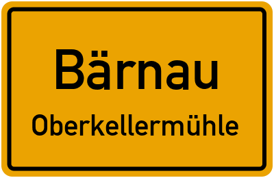 Straßenverzeichnis Bärnau Oberkellermühle