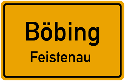 Straßenverzeichnis Böbing Feistenau