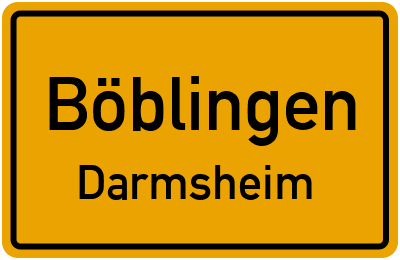 Straßenverzeichnis Böblingen Darmsheim
