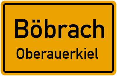 Straßenverzeichnis Böbrach Oberauerkiel