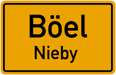 Straßenverzeichnis Böel Nieby