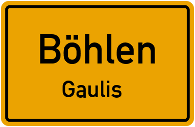 Straßenverzeichnis Böhlen Gaulis