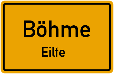 Straßenverzeichnis Böhme Eilte