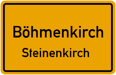 Ortsschild Böhmenkirch Steinenkirch