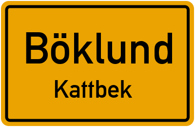 Straßenverzeichnis Böklund Kattbek