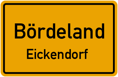 Straßenverzeichnis Bördeland Eickendorf