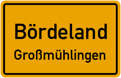 Straßenverzeichnis Bördeland Großmühlingen