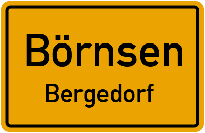 Straßenverzeichnis Börnsen Bergedorf