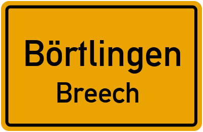 Straßenverzeichnis Börtlingen Breech