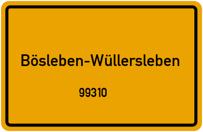 99310 Bösleben-Wüllersleben