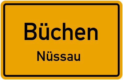Straßenverzeichnis Büchen Nüssau