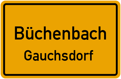 Straßenverzeichnis Büchenbach Gauchsdorf