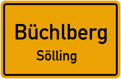 Ortsschild Büchlberg Sölling
