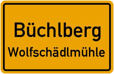 Straßenverzeichnis Büchlberg Wolfschädlmühle