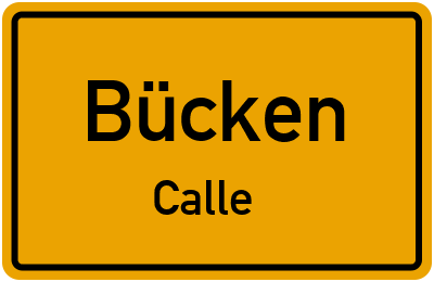 Straßenverzeichnis Bücken Calle