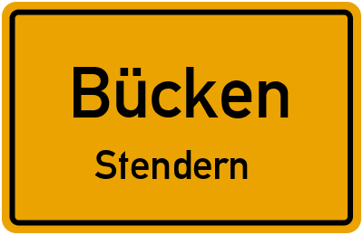 Straßenverzeichnis Bücken Stendern