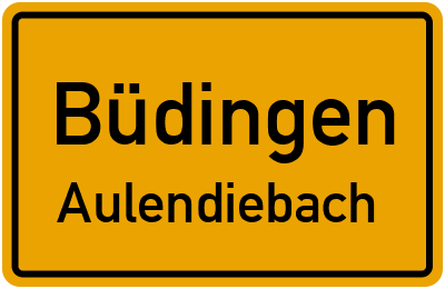 Straßenverzeichnis Büdingen Aulendiebach