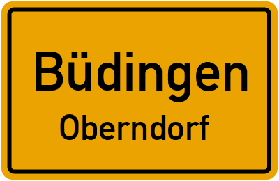 Straßenverzeichnis Büdingen Oberndorf