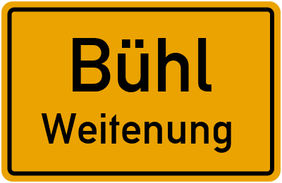 Straßenverzeichnis Bühl Weitenung