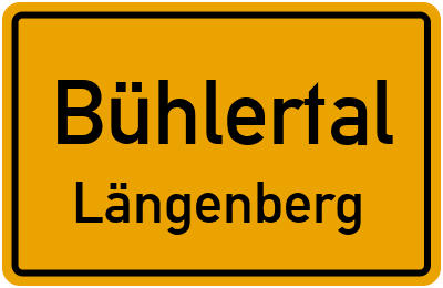 Straßenverzeichnis Bühlertal Längenberg