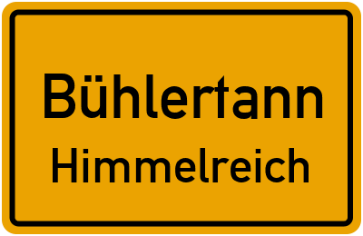Straßenverzeichnis Bühlertann Himmelreich