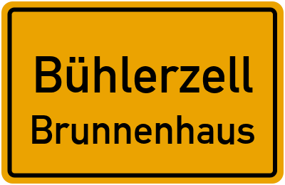 Straßenverzeichnis Bühlerzell Brunnenhaus