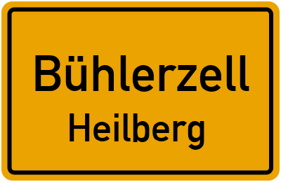 Straßenverzeichnis Bühlerzell Heilberg