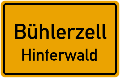 Straßenverzeichnis Bühlerzell Hinterwald