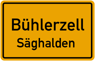 Straßenverzeichnis Bühlerzell Säghalden