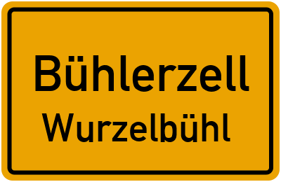 Straßenverzeichnis Bühlerzell Wurzelbühl